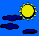Dibujo Sol y nubes 2 pintado por vikipibi_200