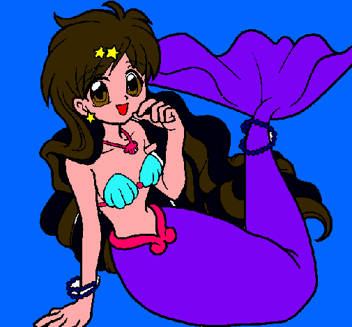 Dibujo Sirena pintado por MARIIANA
