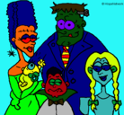 Dibujo Familia de monstruos pintado por tttttttttttt