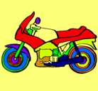 Dibujo Motocicleta pintado por Facuss
