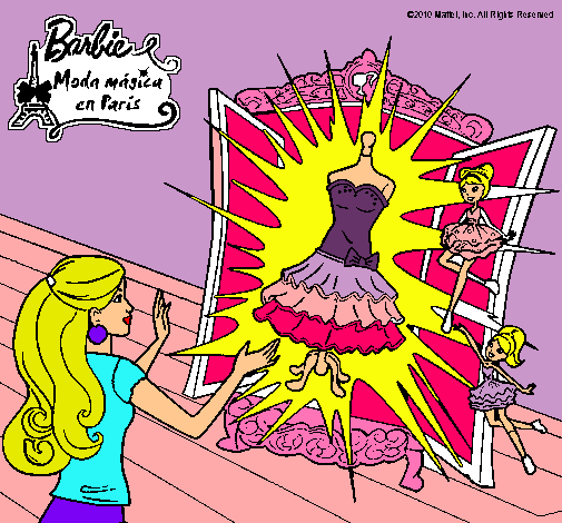 El vestido mágico de Barbie