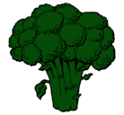 Dibujo Brócoli pintado por daniel111