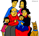 Dibujo Familia pintado por yocastty