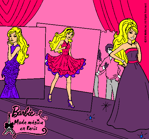 Barbie, desfilando por la pasarela