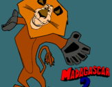 Dibujo Madagascar 2 Alex 2 pintado por trwzz