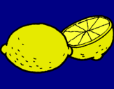 Dibujo limón pintado por serjutamonia