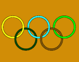 Dibujo Anillas de los juegos olimpícos pintado por LUCIANOLAR