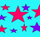 Dibujo Estrellas 4 pintado por chicacool