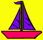 Dibujo Barco velero pintado por peludin