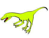 Dibujo Velociraptor II pintado por juao