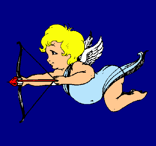 Cupido volando