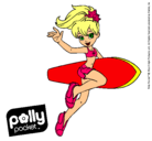 Dibujo Polly Pocket 3 pintado por octubre