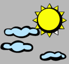Dibujo Sol y nubes 2 pintado por pimehur