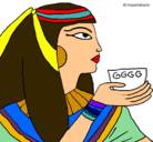 Dibujo Tumba de Nakht pintado por cleopatra