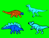 Dibujo Dinosaurios de tierra pintado por simnat