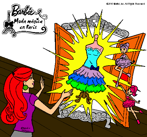 El vestido mágico de Barbie