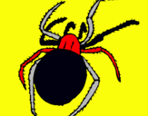 Dibujo Araña venenosa pintado por amorcillador