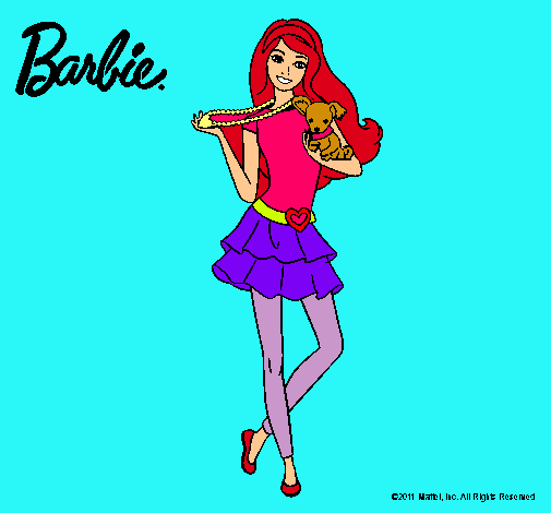 Barbie y su mascota