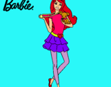 Dibujo Barbie y su mascota pintado por gabriala