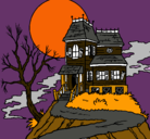 Dibujo Casa encantada pintado por hersheys