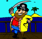 Dibujo Pirata a bordo pintado por ale1445