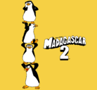 Dibujo Madagascar 2 Pingüinos pintado por ivan67