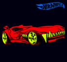 Dibujo Hot Wheels 3 pintado por triangel