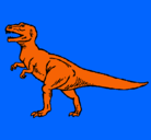 Dibujo Tiranosaurus Rex pintado por carmenmari