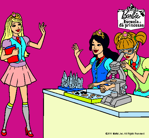 Barbie en el laboratio