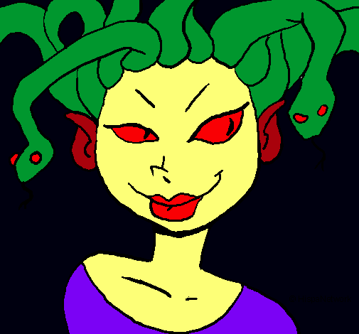 Mujer medusa