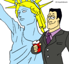 Dibujo Estados Unidos de América pintado por nika86