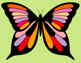 Dibujo Mariposa 8 pintado por manda