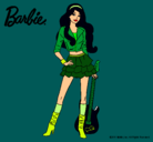 Dibujo Barbie rockera pintado por prinsesss