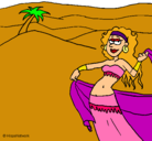 Dibujo Sahara pintado por YUYA