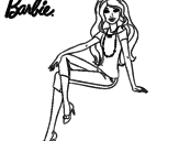 Dibujo Barbie moderna pintado por shiudgrujbgh