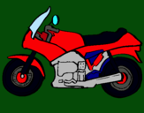 Dibujo Motocicleta pintado por RAGUI