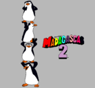 Dibujo Madagascar 2 Pingüinos pintado por PsicoLitro