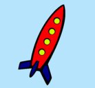 Dibujo Cohete II pintado por coete