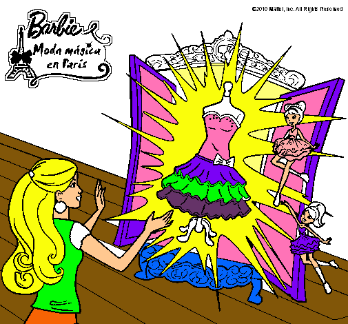 El vestido mágico de Barbie