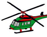 Dibujo Helicóptero  pintado por eeco