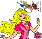 Dibujo Barbie a punto de ser coronada pintado por LadyGagaANTI