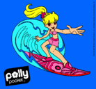 Dibujo Polly Pocket 4 pintado por surfera