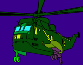 Dibujo Helicóptero al rescate pintado por ricrcroaaiej