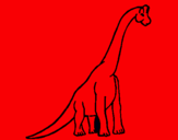 Dibujo Braquiosaurio pintado por juan1