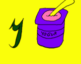 Dibujo Yogur pintado por elisson