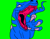 Dibujo Velociraptor II pintado por quetziquetl