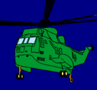 Dibujo Helicóptero al rescate pintado por SERGIOALEX