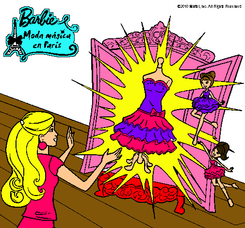 El vestido mágico de Barbie