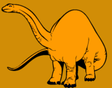 Dibujo Braquiosaurio II pintado por LUIS1956