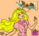 Dibujo Barbie a punto de ser coronada pintado por lunitaaa